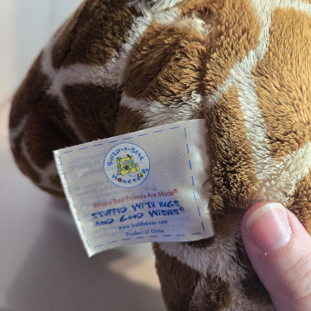 Build A Bear WWF Giraffe Plush Stuffed Animal Realistic 20" - Picture 7 of 7